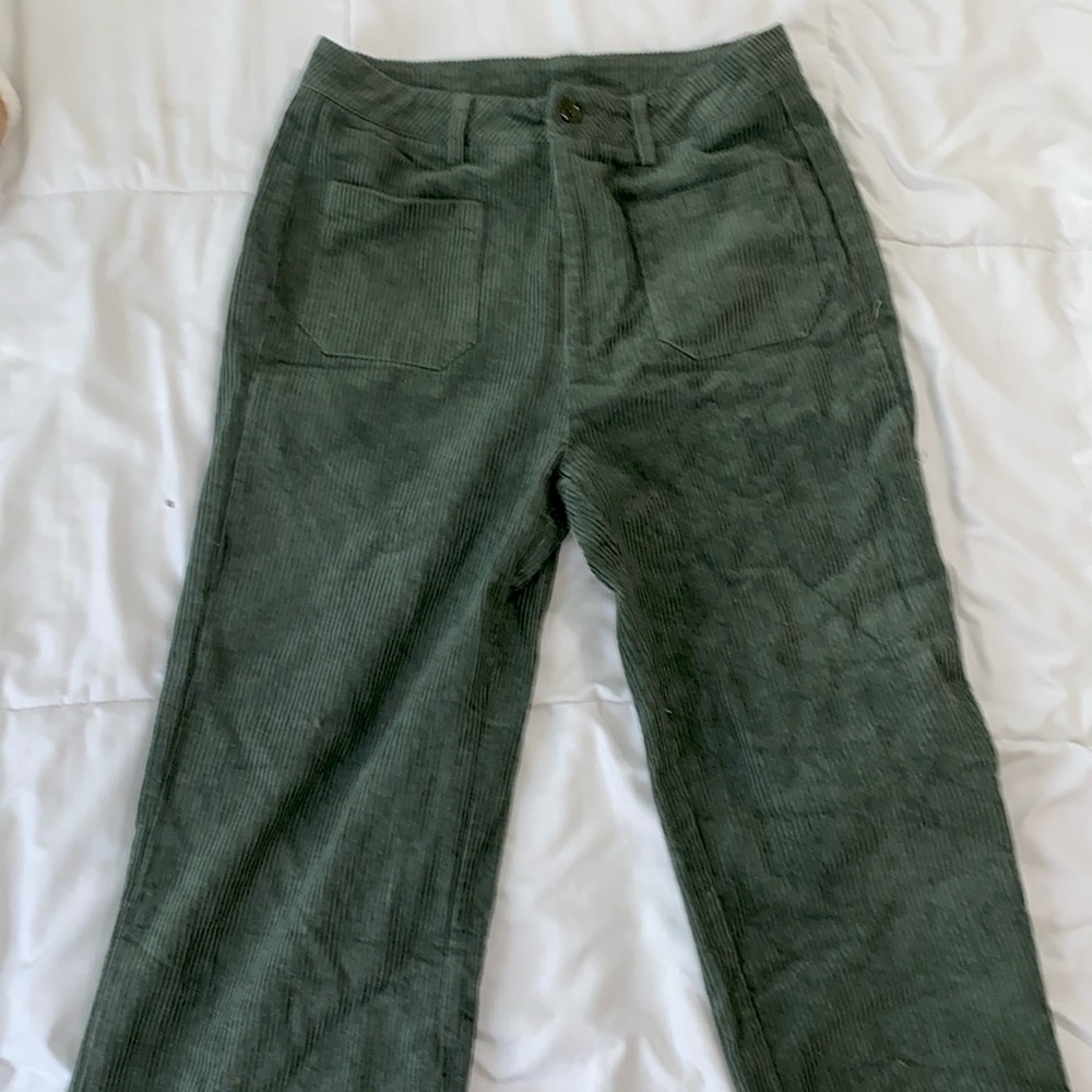Green Bell Bottom Jeans💚